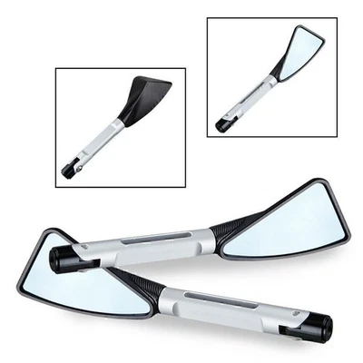 Rear Side Rearview Mirrors Fit Kawasaki Ninja ZX9R 1999-2003 & ZX6R 2001-2003 02 - Imagem 1 de 4