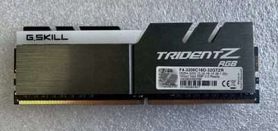 G. SKILL Trident Z RGB 16GBx1 F4-3200C16D (DDR4-3200 ) Memory - Image 1 of 3