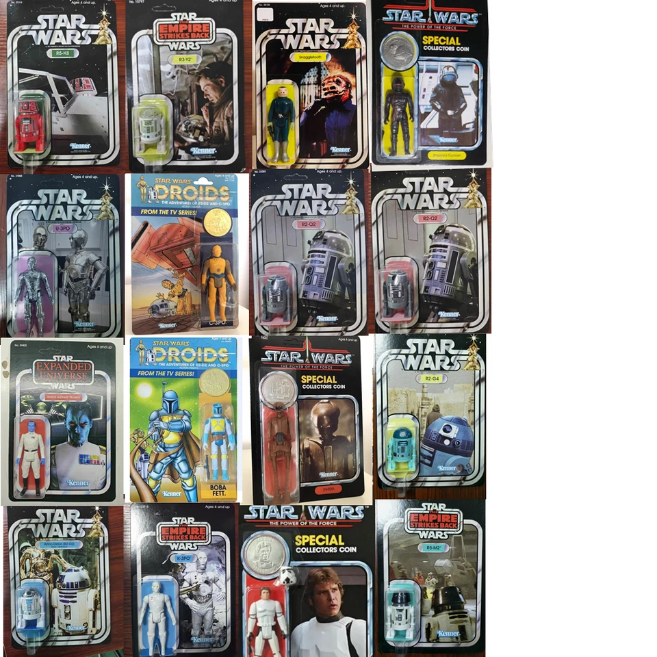 Smith Lord Creations / Stan Solo ☆R2-Q2 C-3PO R2-D2 U-3PO Boba EV-9D9☆ Carded - Image 1 of 1