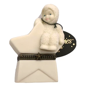 Dept 56 Snowbabies Super Star con bisagras bisque caja de baratijas caja nueva - Imagen 1 de 11
