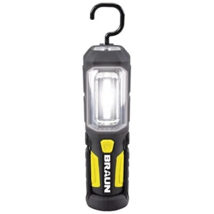 BRAUN 175 Lumen Portable Foldable LED Work Light Magnetic Base with Batteries - Picture 1 of 11