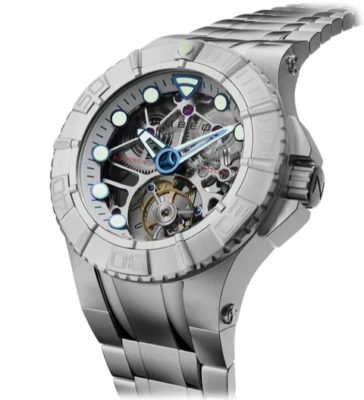 Reloj Tourbillon Nubeo Manta Ice White Edición Limitada Foto 1 de 4