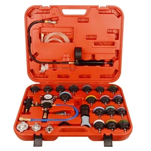 Universal Radiator Pressure Tester Vacuum Type Cooling System Refill Tool Set - Bild 1 von 5