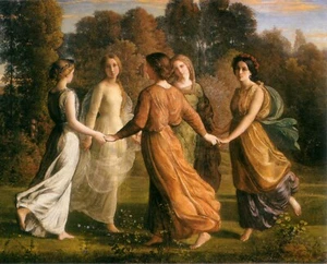 Impresión o lienzo - Luz del sol de Louis Janmot (1854) - Imagen 1 de 1