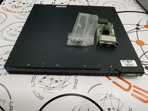 Juniper EX4200-24F 24-port 1000BaseX SFP Switch with dual AC PSU, EX-UM-2X4SFP - Picture 1 of 2
