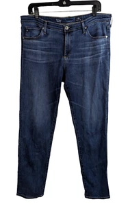 Adriano Goldschmied Womens The Prima Cigarette Leg Blue Jeans Size 32R - Picture 1 of 7