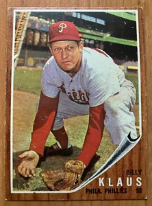 PHILADELPHIA PHILLIES: 1962 Topps #571 Billy Klaus High Number - EX/EX-MT! - Picture 1 of 1
