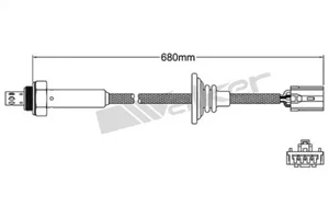 Lambda Sensor WALKER PRODUCTS 250-24535 - Picture 1 of 1