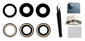 Main Rear Back Camera Glass Lens Replacement For iPhone 12/Mini/12Pro + Tool OEM - Picture 1 of 11