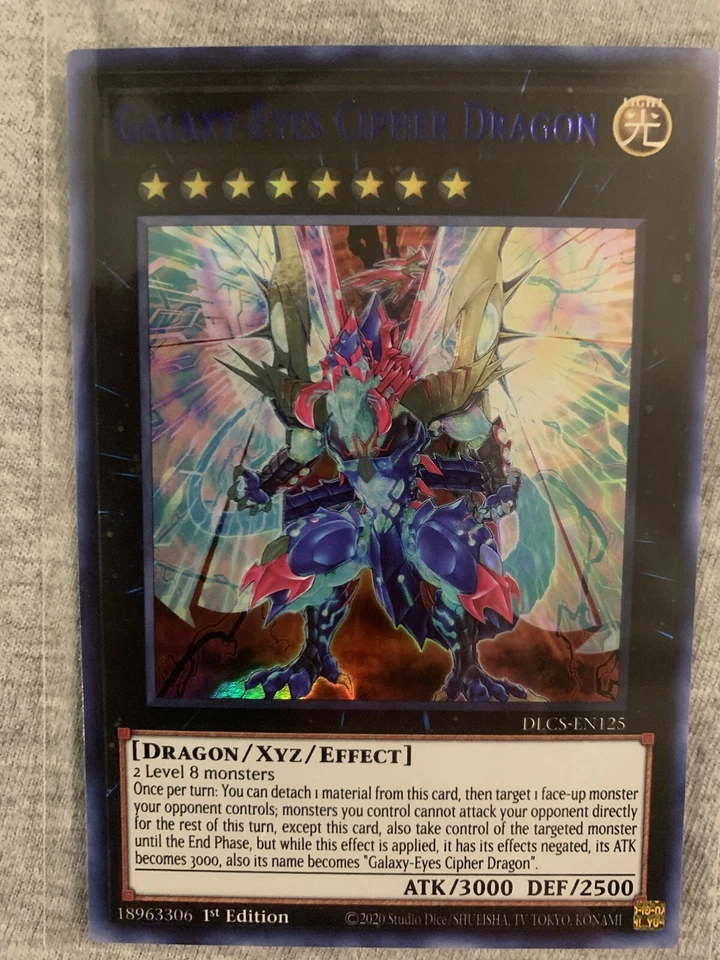 Galaxy-Eyes Cipher Dragon (Blue) DLCS-EN125 Dragons of Legend: The Complete... - Image 1 of 1