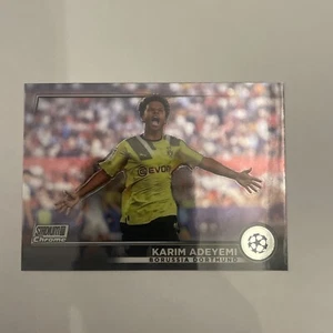 Topps Chrome Stadium 2023 Karim Adeyemi Borussia Dortmund - Picture 1 of 2