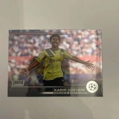 Topps Chrome Stadium 2023 Karim Adeyemi Borussia Dortmund - Image 1 of 2