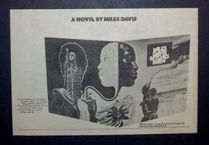 Miles Davis Bitches Brew 1970 Small Poster Type Advert, Promo Ad - Picture 1 of 1