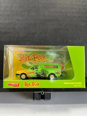 1/64 SCHUCO TARMAC WORKS RAT FINK VOLKSWAGON CADDY VERDE Foto 1 de 2