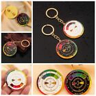 Rotatable Color Compass Keychain Metal Badge Fashion Enamel Pin  Clothes