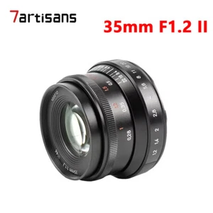 7artisans 35mm F1.2 II APS-C Portrait Lens for Sony Canon Nikon Fuji M43 Mount - Picture 1 of 11