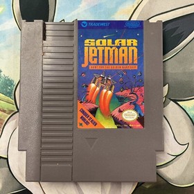 Solar Jetman: Hunt for the Golden Warpship (NES, 1990) Tested Working