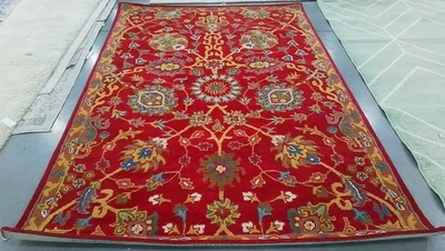 Alfombra roja 6'-0" x 9'-0" corte, precio reducido 1172786948 HG655A-6 Foto 1 de 4