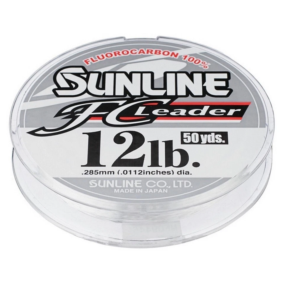Sunline FC Leader Fluorocarbon Fishing Line 10 lb - Clear - 50 yd - 63041851