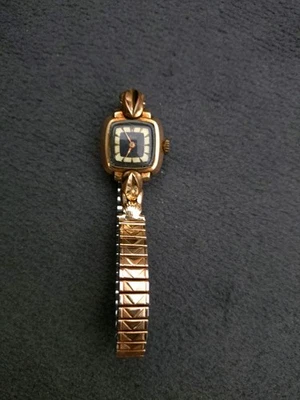 Antike Walzgold Damen-Armbanduhr Double 20 Mikron - Bild 1 von 4