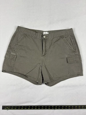 CALVIN KLEIN 灰色牛仔卡戈短裤女式 16 个口袋 — 第 1/4 张图片