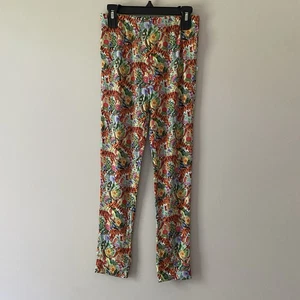Musethreads Kid’s XL Bamboo Pajama Bottom Fun Colorful Tiger Print Girl - Picture 1 of 6