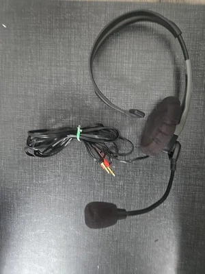 Labtec C-316 Black Headset w/ Boom Microphone PC Voice Access - Image 1 of 2