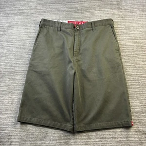 VINTAGE Quiksilver Shorts Mens 34 Green Surf Skate Surfwear Baggy Grunge Y2K - Afbeelding 1 van 10