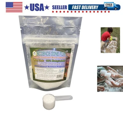 Polímero superabsorbente de poliacrilato de sodio 35 g - Gel instantáneo para hágalo usted mismo y ciencia Foto 1 de 4