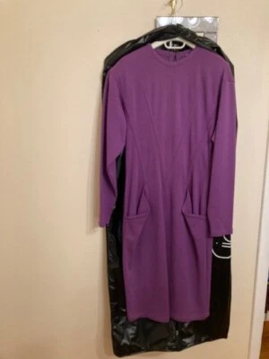 Vintage 80s Gianni VERSACE Wool Dress. Made in Italy. Size 8. Worn once!! - Image 1 of 4