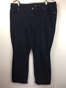 Torrid Denim Damen 18R dunkelblau Waschung Stretch Jeans gerades Bein 18 x 30 EUC! - Bild 1 von 5