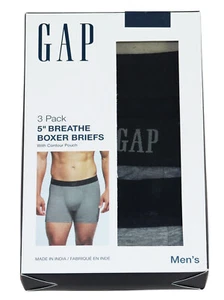 GAP 3-Pack Boxer Briefs 5" Inseam & Contour Pouch Men's Underwear NIP Pick Size - Picture 1 of 8