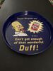 Very Rare Vintage 1996 Simpsons Bar Essentials Serving Tray Duff Beer