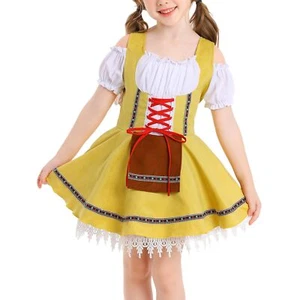 Girls Oktoberfest Costume for Kids Teens Oktoberfest Dress Traditional Bavari... - Picture 1 of 7