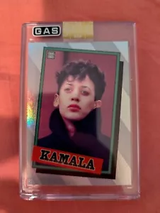 KAMALA HARRIS 2024 GAS G.A.S. Trading Culture Cards 80s RC RAINBOW FOIL /15 - Picture 1 of 1