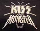KISS Monster XL 2013 grafisches T-Shirt Kuss Local Crew + Crew-Pässe