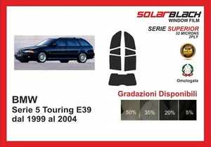 pellicola oscurante BMW serie 5 touring E39 dal 1999-04 kit posteriore SUPERIOR - Imagen 1 de 1