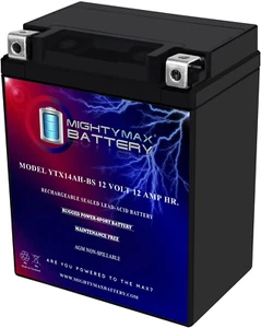 YTX14AH 12V 12AH Battery for Polaris 550 Sportsman EPS, X2 '10-14 - Picture 1 of 6