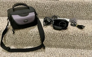 Sony Hybrid 40x Zeiss Optical Zoom Wide LCD Handycam Untested For Parts w/Bag - Picture 1 of 10