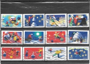 FRANCE 2022. MON CARNET DE TIMBRES FE. SERIE COMPLETE DE 12 TIMBRES AA OBLITERES - Imagen 1 de 1