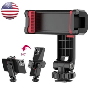 Universal Handy Stativ Adapter Halter Smartphone Halterung Dual Cold Shoe USA - Bild 1 von 22