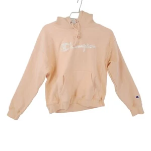 Champion Reverseweave Hooded Sweatshirt Pullover Peach Girls Size M Activewear - Picture 1 of 8