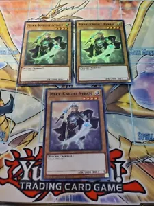 Yugioh - Mekk-Knight Avram EXFO-ENSE1 NM Limited Super Rare x3 - Foto 1 di 1