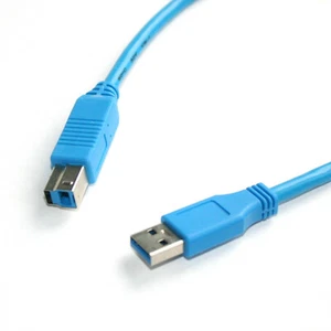 Cavo di collegamento 0,5 m USB 3.0 tipo A/B spina Superspeed 5 GB/s corto 50 cm - Foto 1 di 1