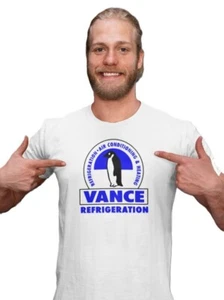 Vance Refrigeration office mens shirt Funny cotton tshirt graphi tee schrute - Picture 1 of 4