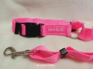 BWOGUE Pet Dog Cat Seat Belts, Car Headrest Restraint Adjustable Safety Leads  - Picture 1 of 3
