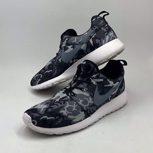 Nike Roshe One Camo Mist Grey Graphite Size 11.5 White Black 655206-019 - Picture 1 of 12