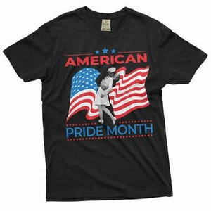 American Pride Month Shirt lustig USA patriotisches Shirt 4. Juli patriotisches Shirt - Bild 1 von 8