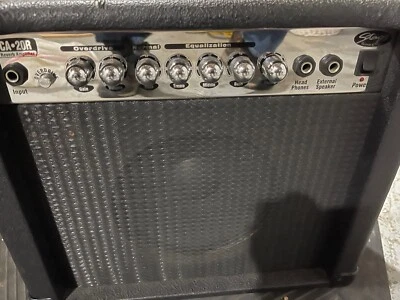 STAGG CA20R 20 WATTS GUITAR AMPLIFIER WITH 8" SPEAKER/EQUILIZER/SPRING REVERB - Image 1 of 4