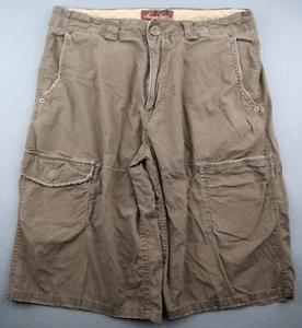 Pantaloncini cargo uomo American Rag marrone invecchiato 100% cotone taglia 34 - Foto 1 di 7